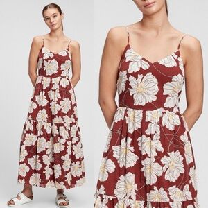 GAP | Floral Spaghetti Strap Maxi Dress